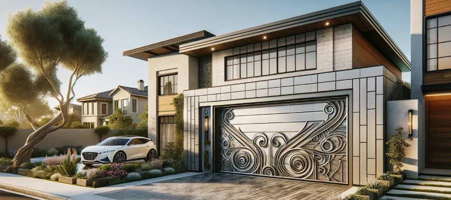 unique garage door design