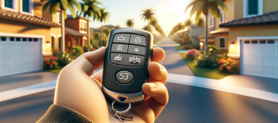 garage door remote