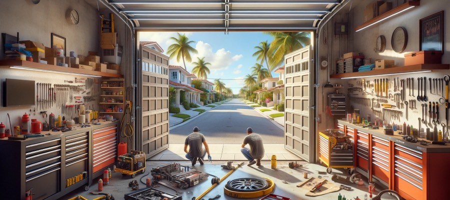 double garage door repair