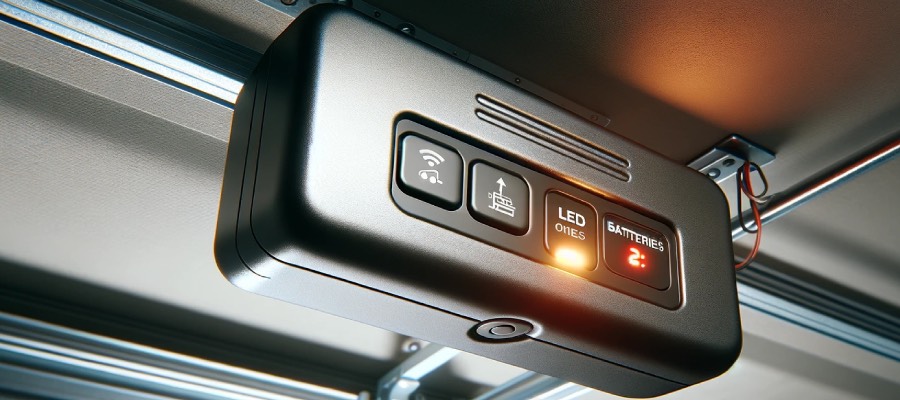 garage door opener battery replace