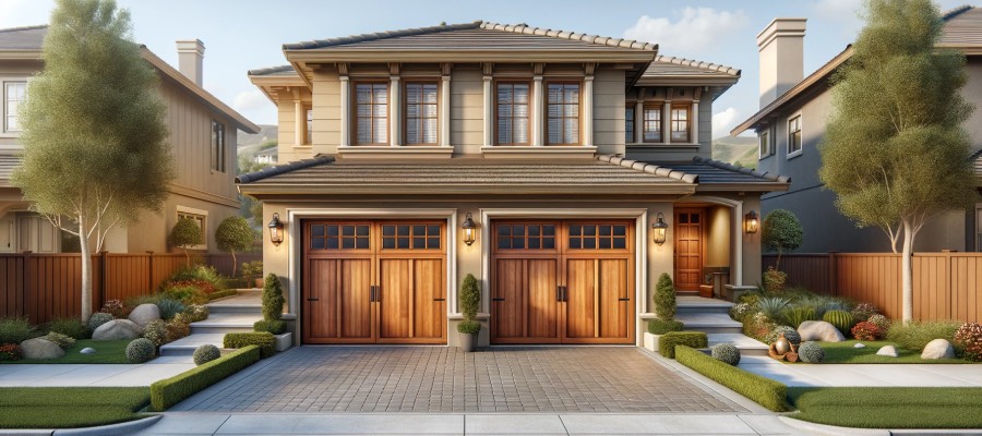 wood garage doors