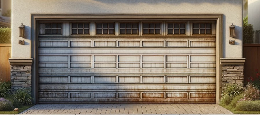 garage door replacement needed