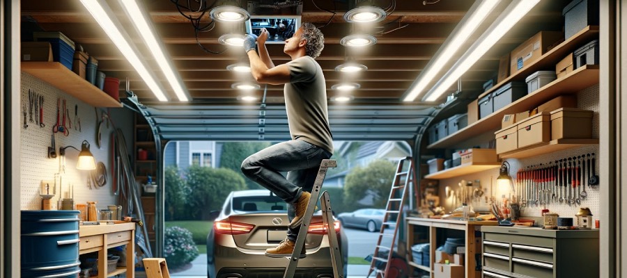 recessed lighting garage