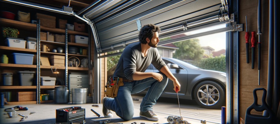 diy garage repair