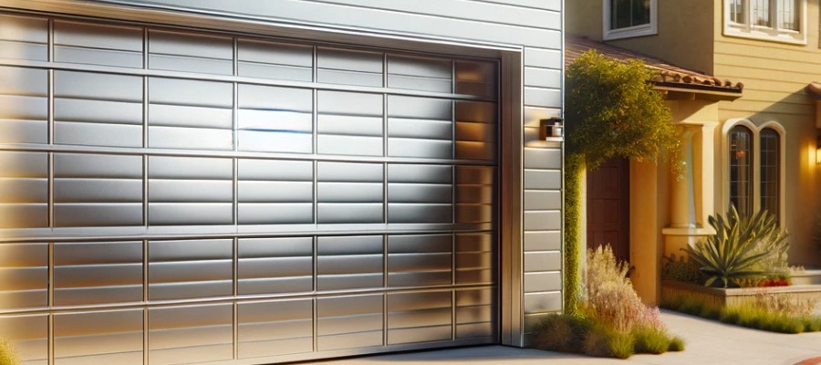 aluminium steel garage door