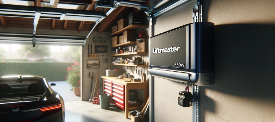 wall mounted garage door opener