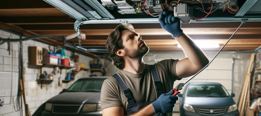 garage maintenance work