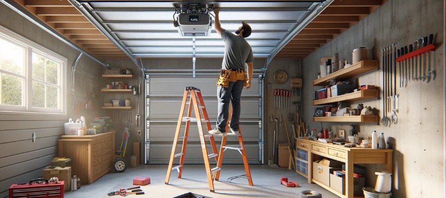 Garage door opener repair in Hansen Hills, CA