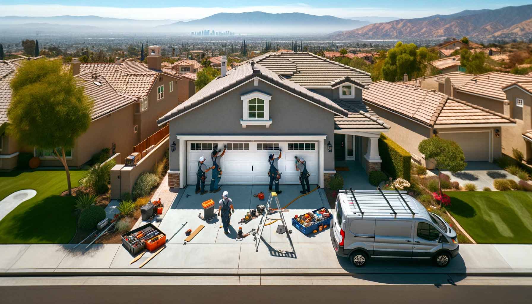 top garage door services in los angeles