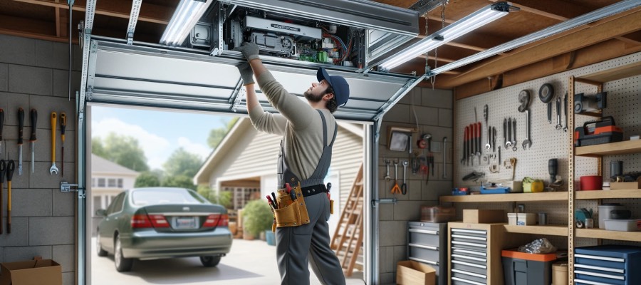 garage door opener installation