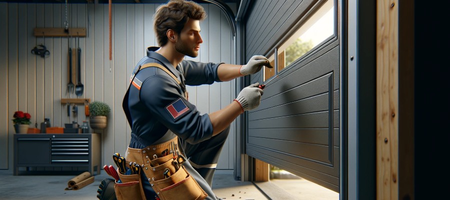 garage door panel repair