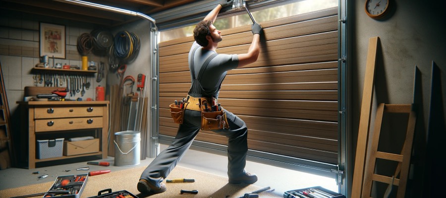 garage door track repair