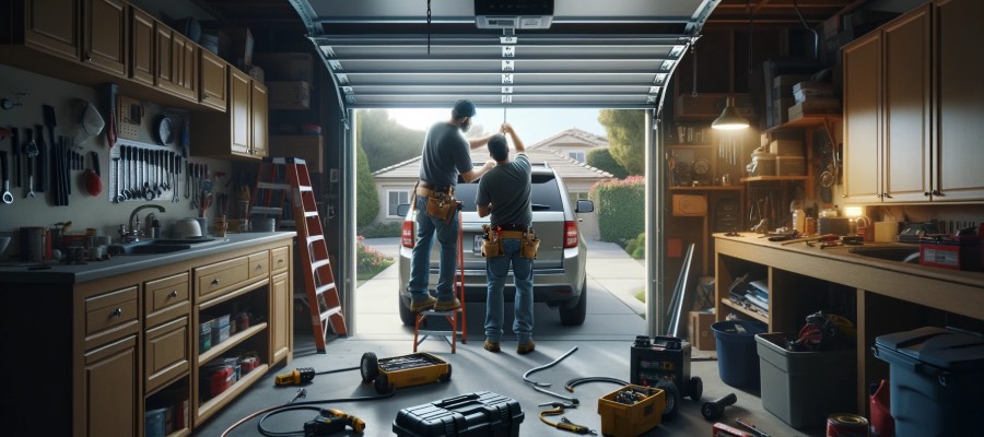garage door tracks
