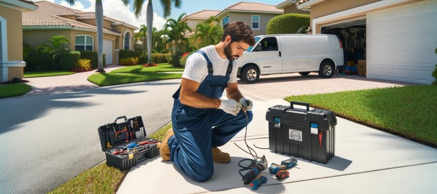 residential garage door servicing-2
