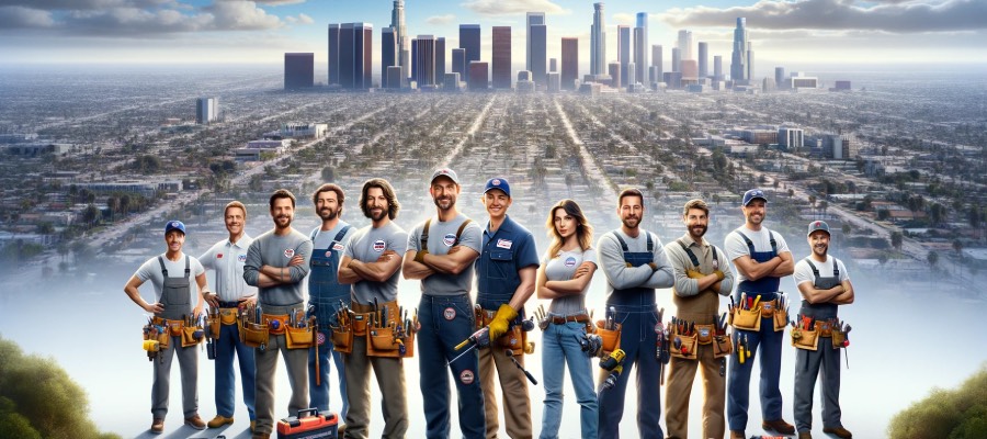 team of garage door specialists