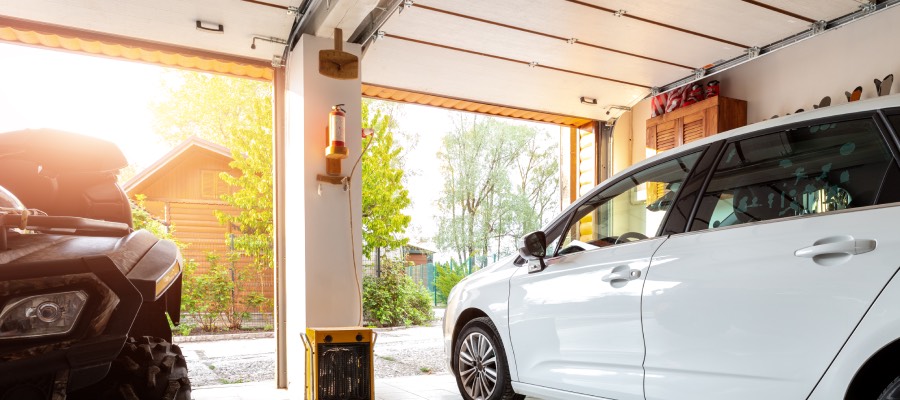 garage door heat exposure