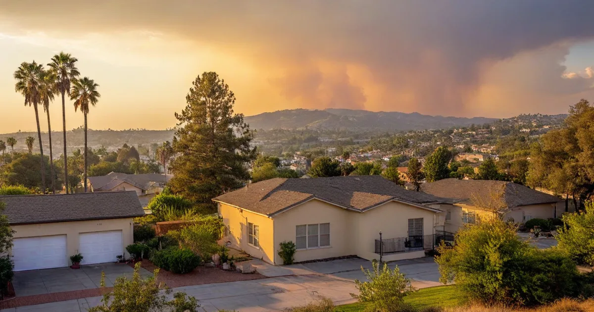 garage protection from Los Angeles wildfires