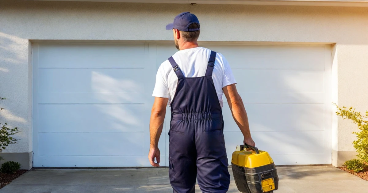 a local garage door repair man in Los Angeles 